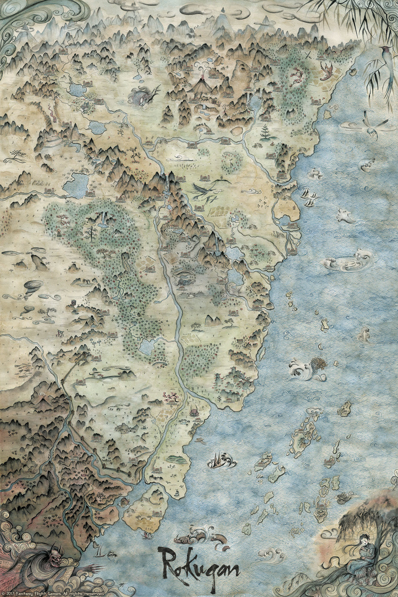 Illustration for article titled A Collection Of Beautiful, Hand-Drawn Maps For Video Games And RPGs